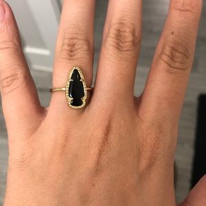 Kendra Scott Black Arrow Ring